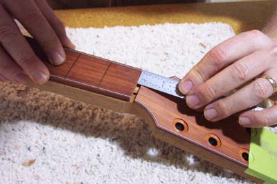 hands-on guitar making student